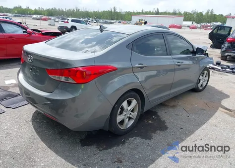 2013 Hyundai Elantra Gls из США, поврежденный, VIN 5NPDH4AE3DH162158